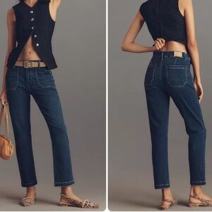 PAIGE MAYSLIE STRAIGHT ANKLE JEAN